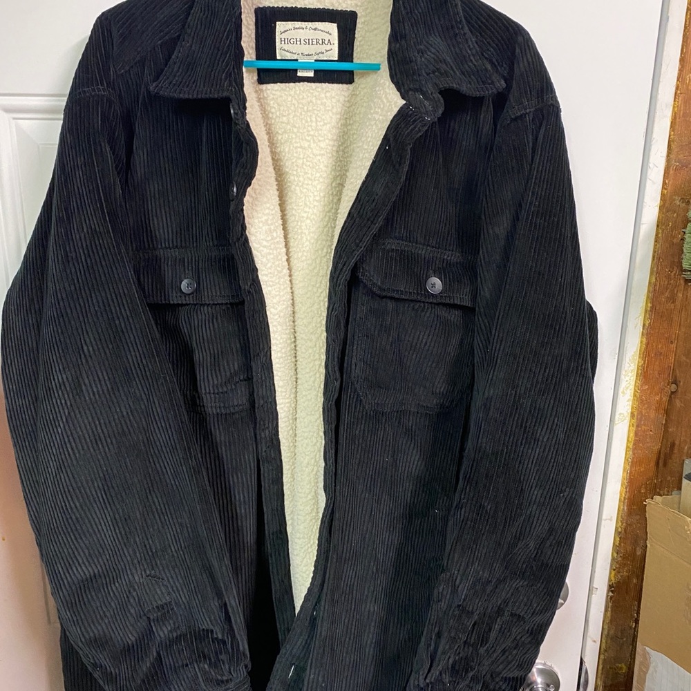 High Sierra Coat great shape dark grey!